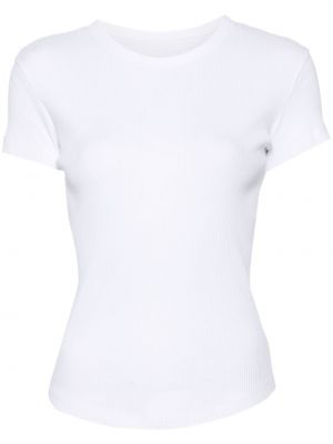 T-shirt mit stickerei Isabel Marant weiß