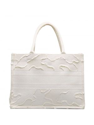 Shopper handtasche mit camouflage-print Christian Dior Pre-owned weiß