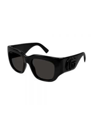 Okulary przeciwsłoneczne oversize Gucci czarne