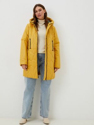 Утепленная демисезонная куртка Wiko желтая
