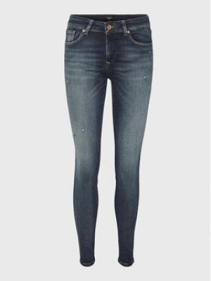 Jeans skinny slim Vero Moda Curve bleu