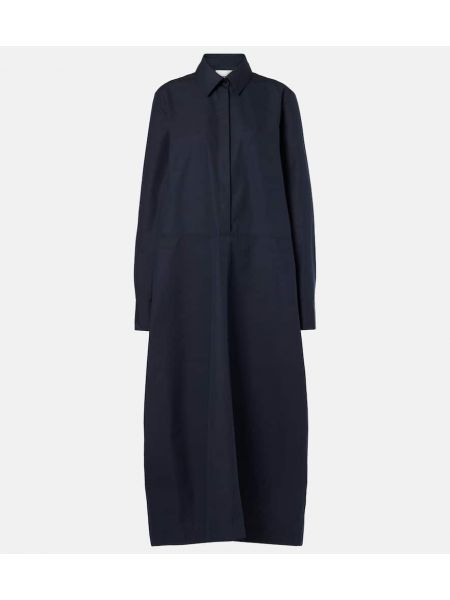 Bomull dress Jil Sander blå