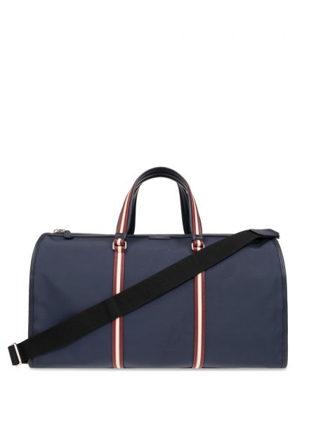 Pruhovaná cestovní taška Bally modrá