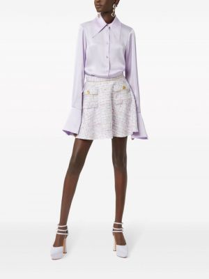 Jupe en tweed Nina Ricci violet