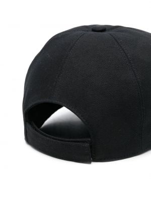 Raštuotas kepurė su snapeliu Versace juoda