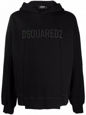 Bomull hettegenser Dsquared2 svart