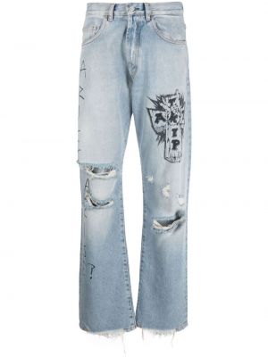 Distressed jeans ausgestellt Aries
