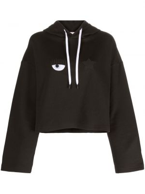 Hoodie s kapuljačom Chiara Ferragni crna