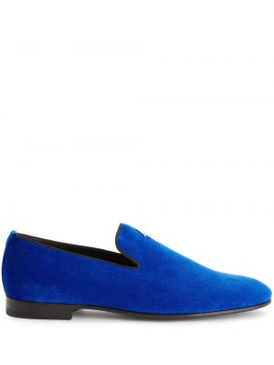 Seemisnahksed tikitud loafer-kingad Giuseppe Zanotti sinine