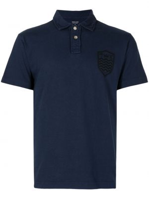 Kokvilnas polo krekls ar apdruku Osklen zils