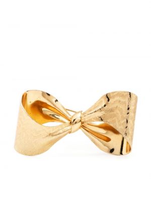 Brošňa s mašľou Christian Dior zlatá