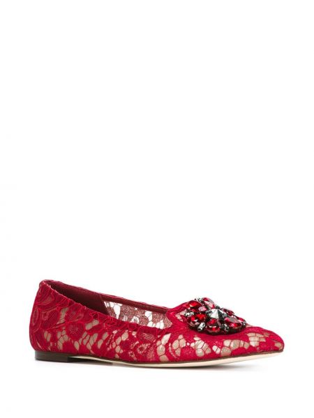 Pantuflas Dolce & Gabbana rojo