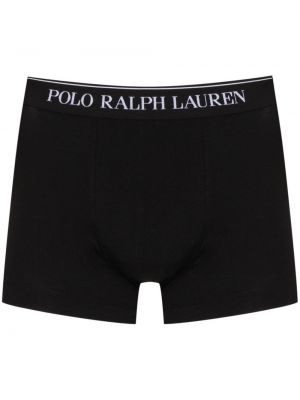 Slip con stampa Polo Ralph Lauren nero