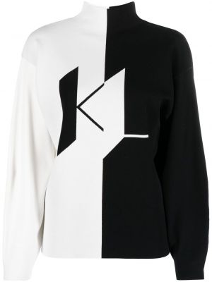 Жакардов пуловер Karl Lagerfeld