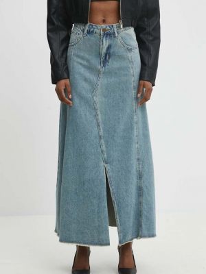 Spódnica jeansowa Answear Lab niebieska