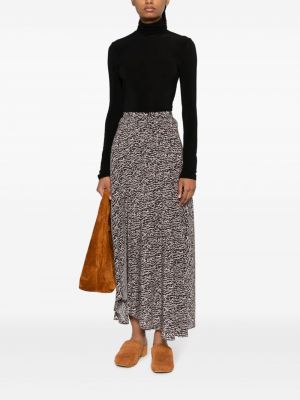 Dlouhá sukně s potiskem s abstraktním vzorem Isabel Marant