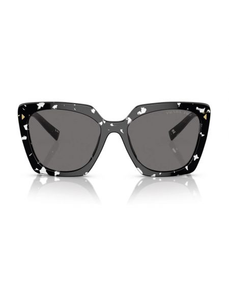 Okulary przeciwsłoneczne z kryształkami Prada czarne