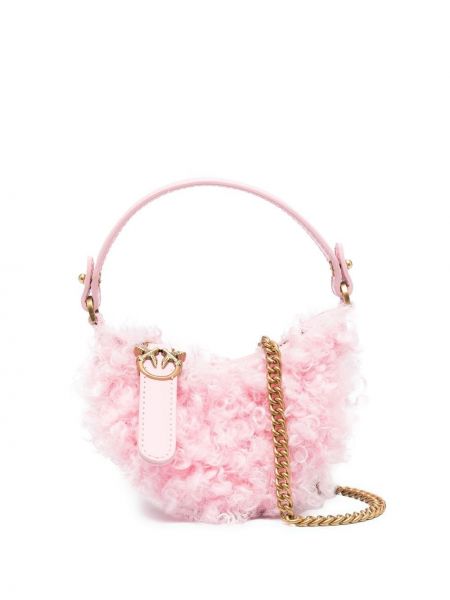 Pels mini bag Pinko rosa