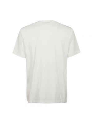 Koszulka w zebrę z nadrukiem Paul Smith biała