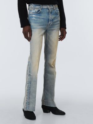 Straight leg jeans distressed Amiri blu
