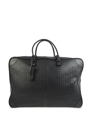 Cestovní taška Bottega Veneta Pre-owned černá