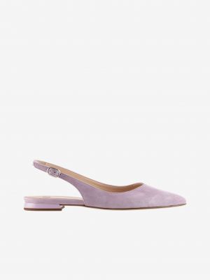 Szarvasbőr balerina cipők Högl lila