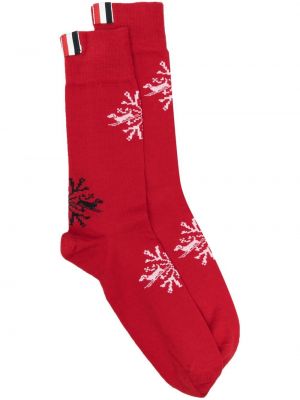 Чорапи Thom Browne червено