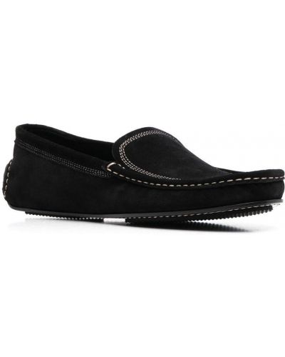 Semišové loafers Totême černé
