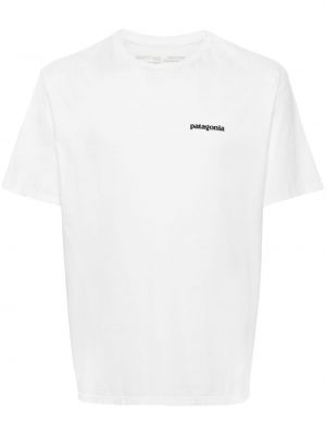 T-shirt di cotone Patagonia bianco