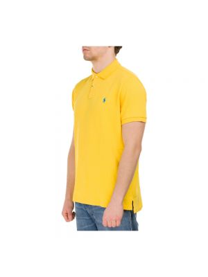 Polo slim fit Polo Ralph Lauren żółta
