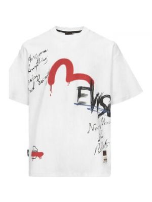 Koszulka z krótkim rękawem Evisu biała