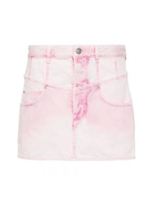 Różowa spódnica jeansowa Isabel Marant