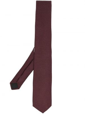 Svilena kravata z vezenjem Lanvin