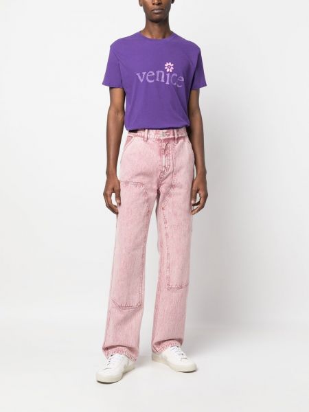 T-krekls ar apdruku Erl violets