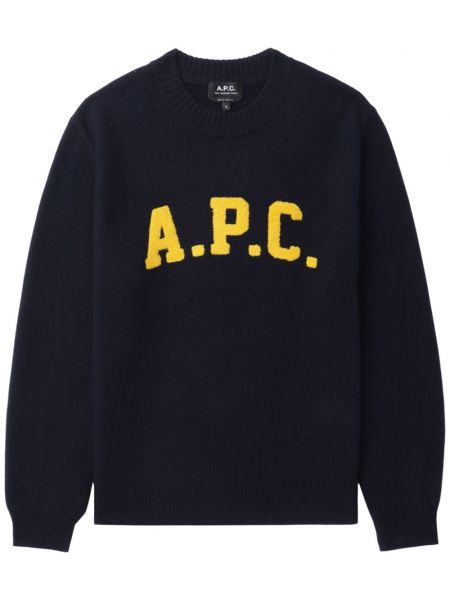 Trøje striktrøje A.p.c. sort