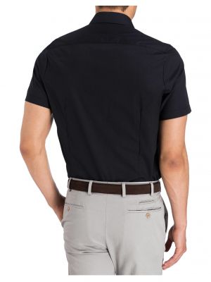Koszula z krótkim rękawem Olymp czarna