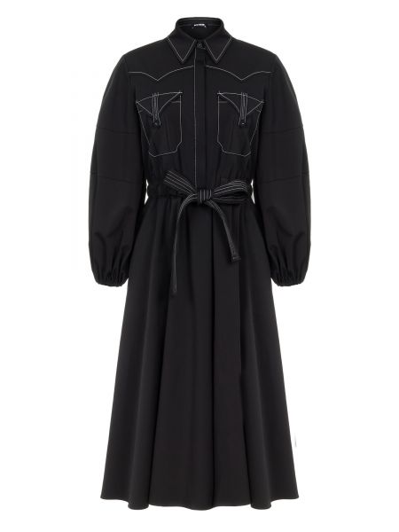 Košeľové šaty Nocturne čierna