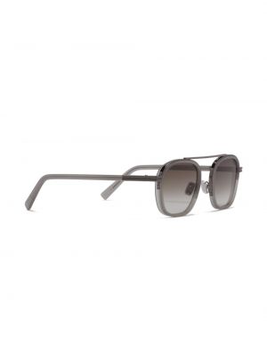 Sonnenbrille mit farbverlauf Zegna grau