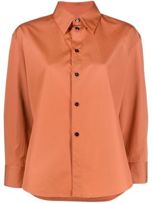 Camicia a maniche lunghe Jil Sander arancione