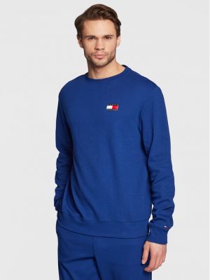 Relaxed fit džemperis Tommy Hilfiger mėlyna