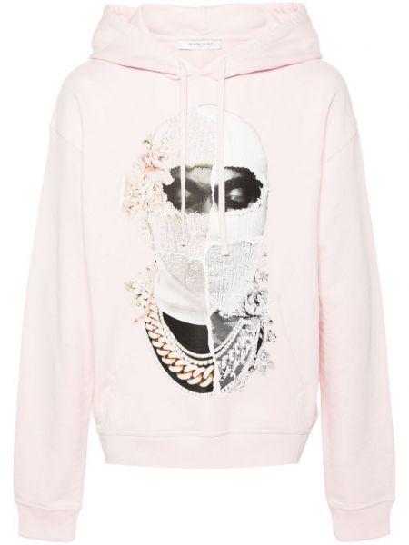 Pamučna hoodie s kapuljačom s printom Ih Nom Uh Nit ružičasta