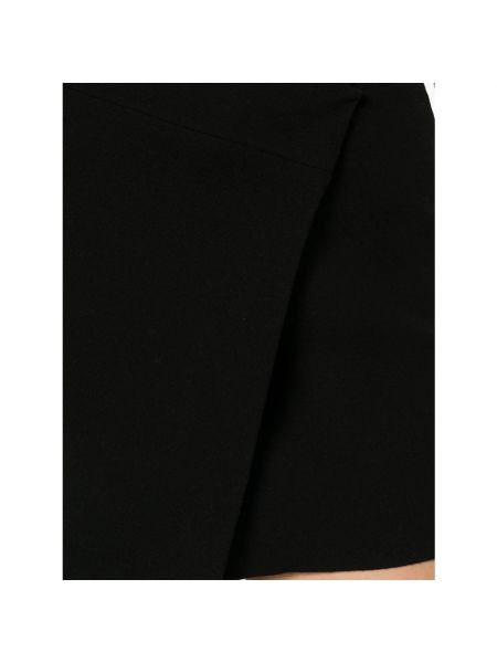 Mini falda plisada Patou negro