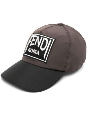 Bomull cap Fendi brun