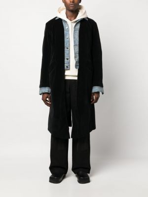 Manteau en coton Greg Lauren noir