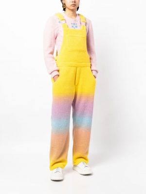 Fleece overall mit farbverlauf Mira Mikati gelb