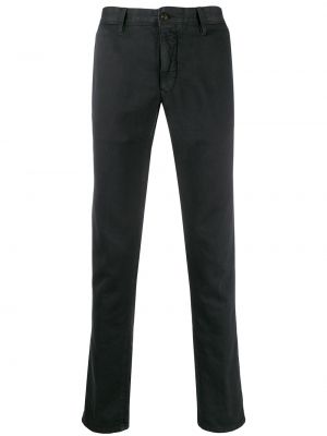 Pantalones chinos slim fit Incotex negro