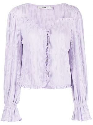 Ruffle bluse B+ab lilla