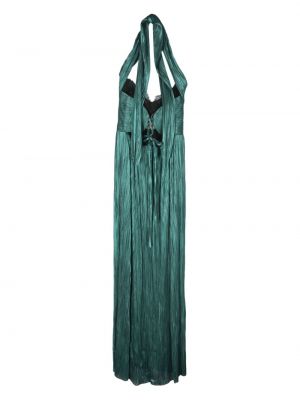 Sukienka wieczorowa drapowana Maria Lucia Hohan zielona