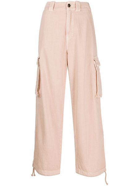 Pantalones cargo Semicouture rosa