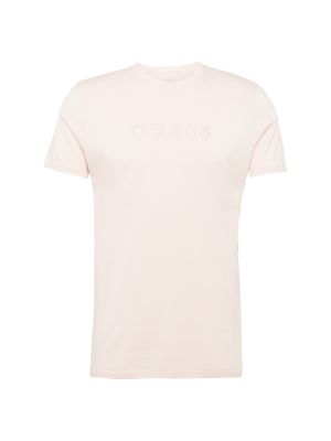 Majica slim fit Guess ružičasta